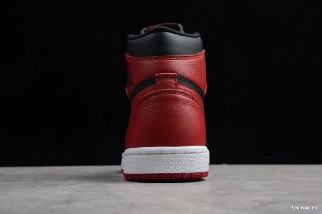  Banned High Retro 555088-001 OG Jordan 1 Air Black Red Bred 0930